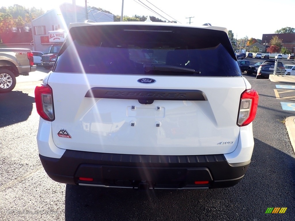 2022 Explorer Timberline 4WD - Star White Metallic / Deep Cypress photo #4