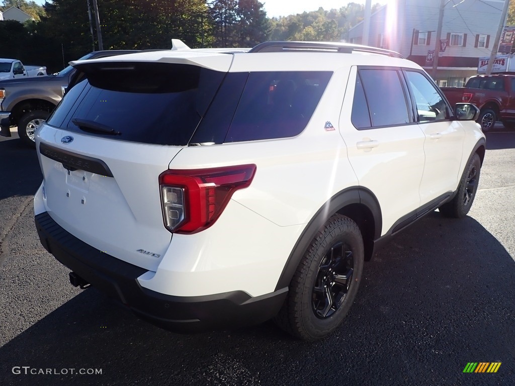 2022 Explorer Timberline 4WD - Star White Metallic / Deep Cypress photo #5
