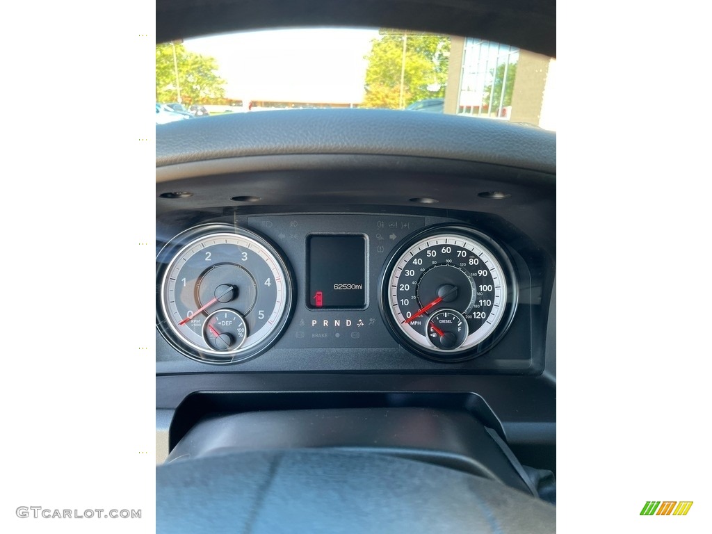 2017 2500 Tradesman Crew Cab 4x4 - Brilliant Black Crystal Pearl / Black/Diesel Gray photo #6