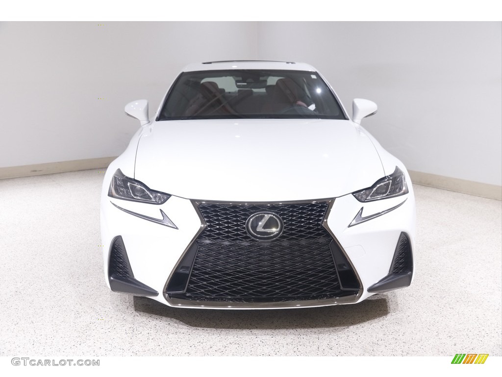 2019 IS 350 F Sport AWD - Ultra White / Rioja Red photo #2