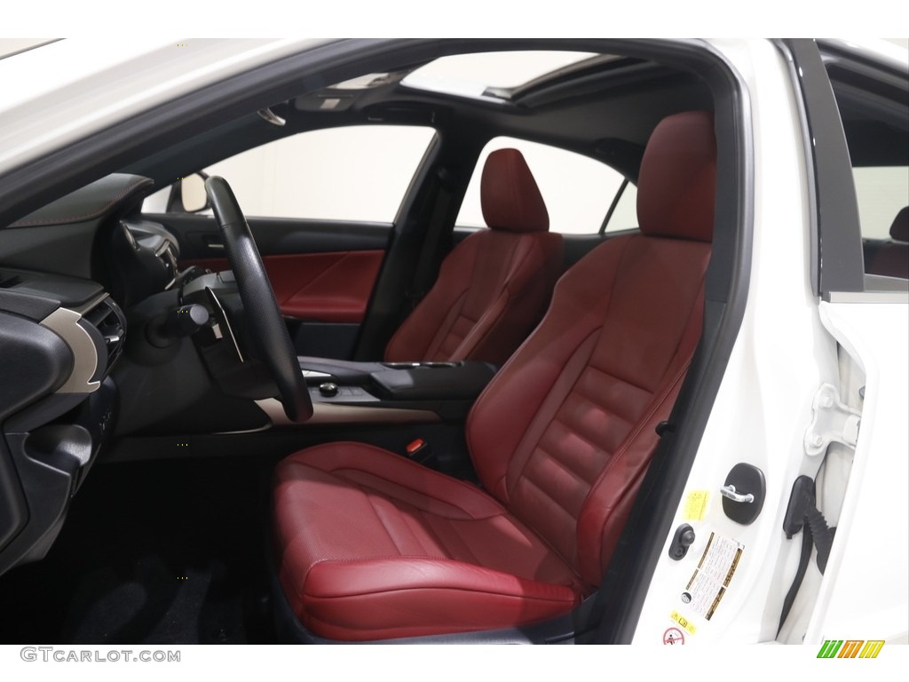 2019 Lexus IS 350 F Sport AWD Front Seat Photo #144983063