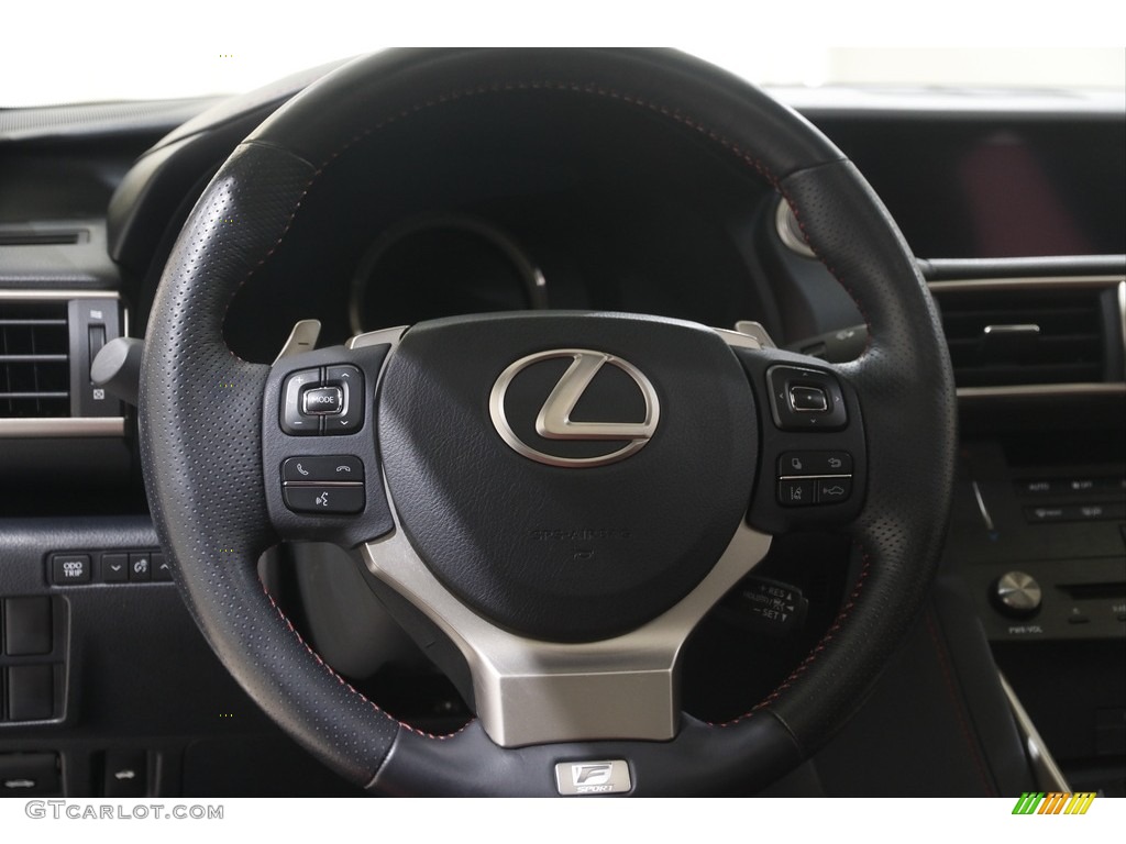 2019 IS 350 F Sport AWD - Ultra White / Rioja Red photo #7