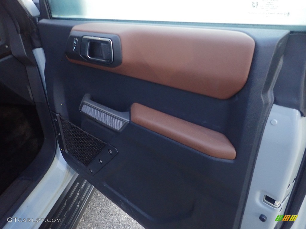 2022 Ford Bronco Outer Banks 4x4 4-Door Space Gray/Navy Pier Door Panel Photo #144984244