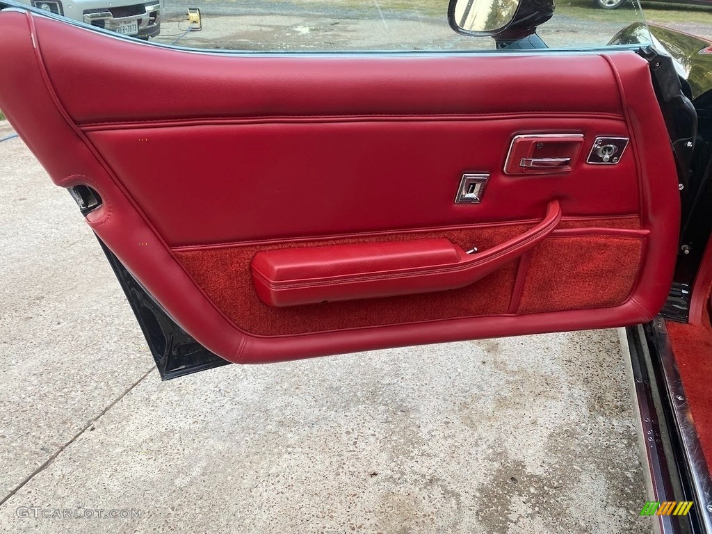 1979 Corvette Coupe - Black / Red photo #7