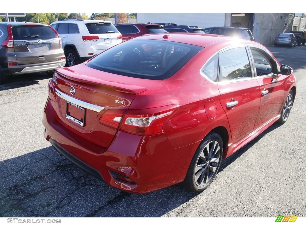 2019 Sentra SR - Red Alert / Charcoal photo #5