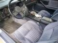 1983 Chevrolet Camaro Dark Blue Interior Prime Interior Photo