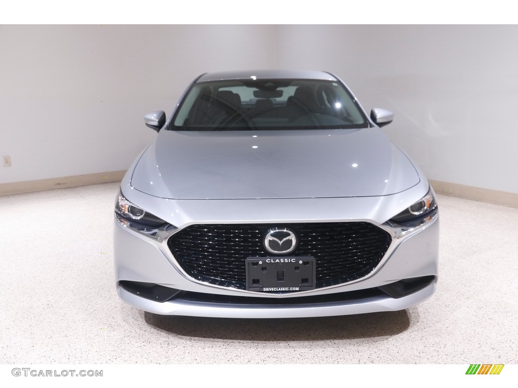 2020 MAZDA3 Preferred Sedan - Sonic Silver Metallic / Black photo #2