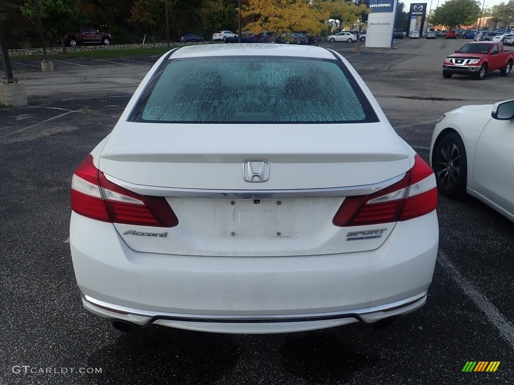 2017 Accord Sport Special Edition Sedan - White Orchid Pearl / Black photo #3