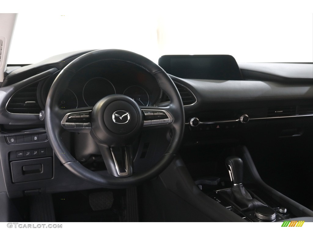2020 MAZDA3 Preferred Sedan - Sonic Silver Metallic / Black photo #6