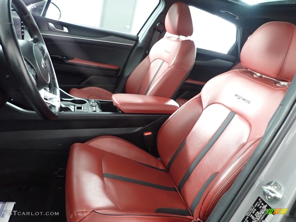 Red Two Tone Interior 2021 Kia K5 GT-Line Photo #144984970