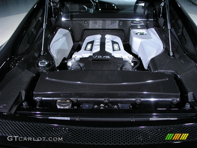 2008 R8 4.2 FSI quattro - Phantom Black Pearl Effect / Black photo #16