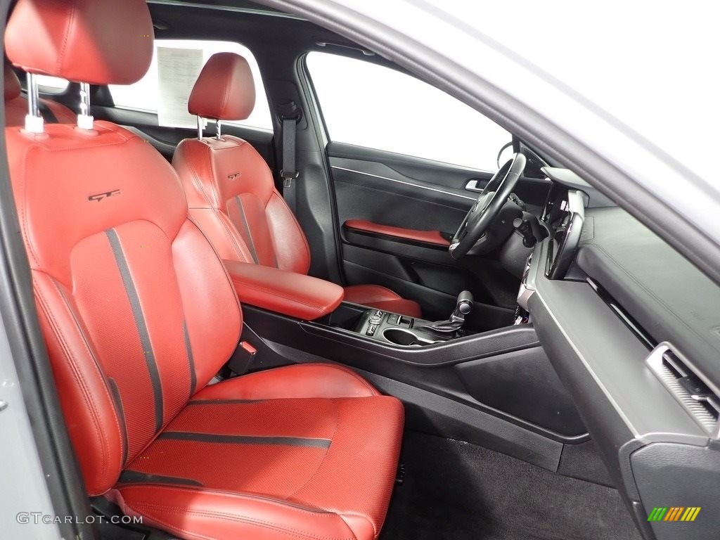 Red Two Tone Interior 2021 Kia K5 GT-Line Photo #144985252