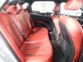 2021 Kia K5 Red Two Tone Interior Rear Seat Photo