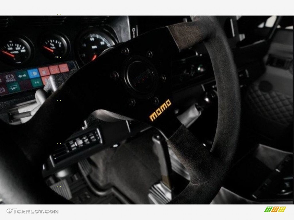 1988 Land Rover Defender 90 Black Steering Wheel Photo #144986092