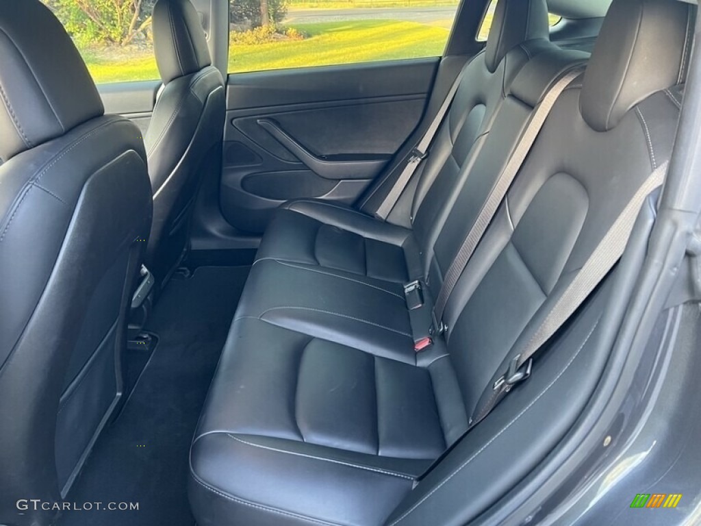 2018 Tesla Model 3 Long Range Rear Seat Photo #144986275