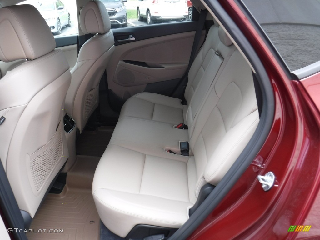 2017 Tucson SE AWD - Ruby Wine / Beige photo #29
