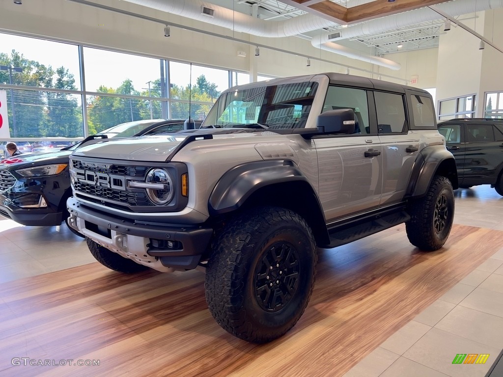 Iconic Silver Metallic 2022 Ford Bronco Raptor 4X4 Exterior Photo #144987529