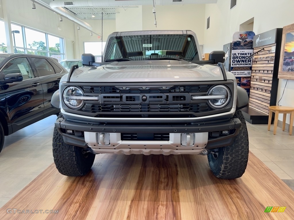 Iconic Silver Metallic 2022 Ford Bronco Raptor 4X4 Exterior Photo #144987547