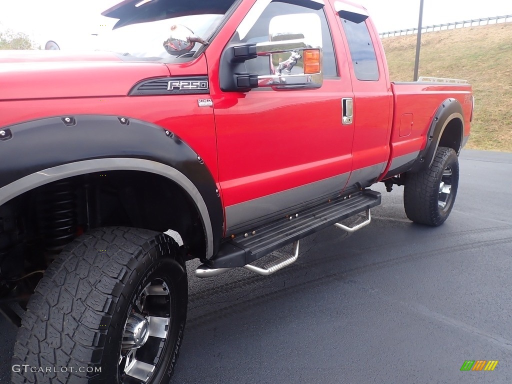 2015 F250 Super Duty XL Super Cab 4x4 - Vermillion Red / Steel photo #9