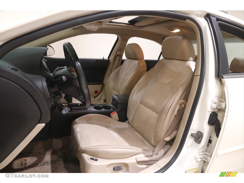 2009 G6 V6 Sedan - White Diamond Tri Coat / Light Taupe photo #5