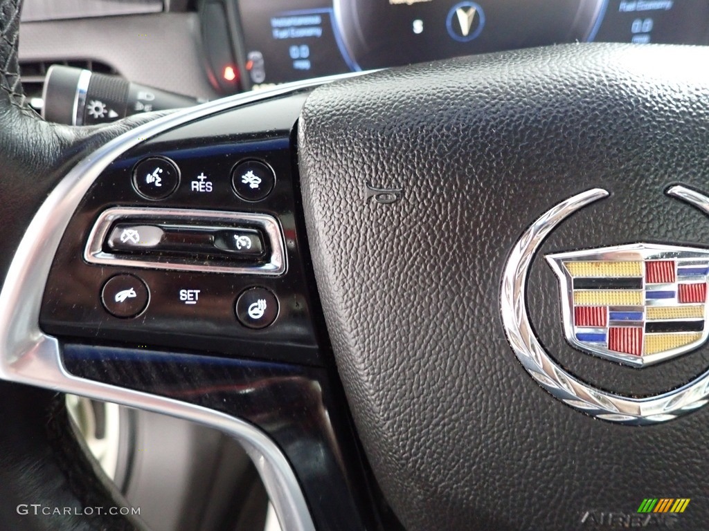 2015 Cadillac XTS Platinum Sedan Platinum Jet Black/Light Wheat Steering Wheel Photo #144989416