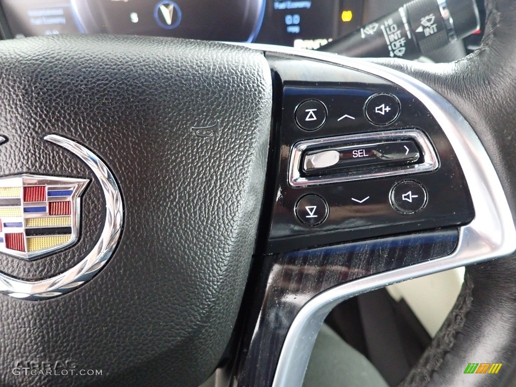 2015 Cadillac XTS Platinum Sedan Platinum Jet Black/Light Wheat Steering Wheel Photo #144989428