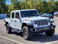 2021 Bright White Jeep Gladiator Rubicon 4x4  photo #4