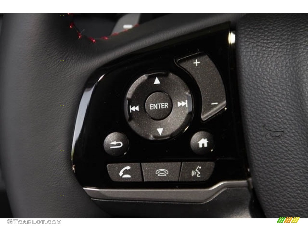 2022 Honda Pilot Black Edition AWD Black Steering Wheel Photo #144990127