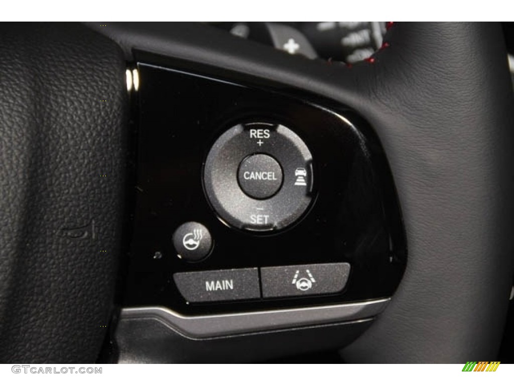 2022 Honda Pilot Black Edition AWD Black Steering Wheel Photo #144990130