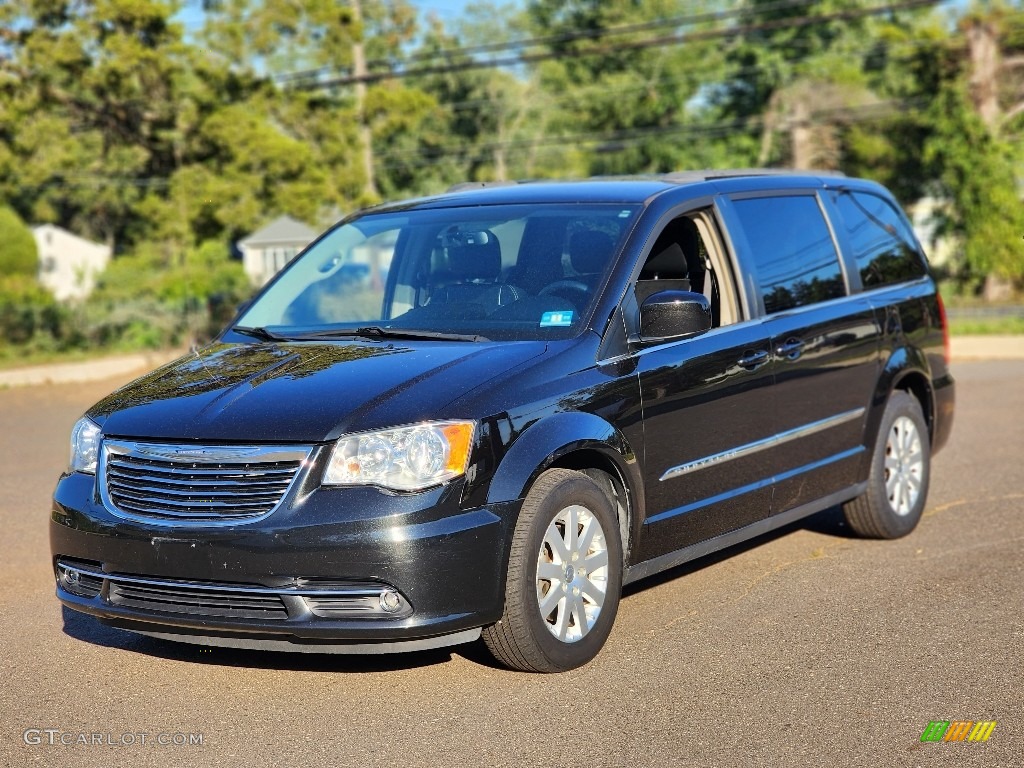 2015 Town & Country Touring - Brilliant Black Crystal Pearl / Black/Light Graystone photo #1