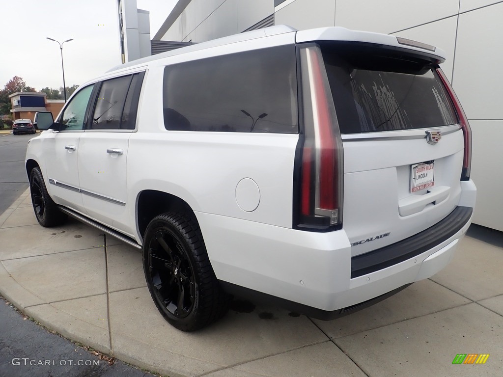 2018 Escalade ESV Platinum 4WD - Crystal White Tricoat / Maple Sugar/Jet Black photo #2