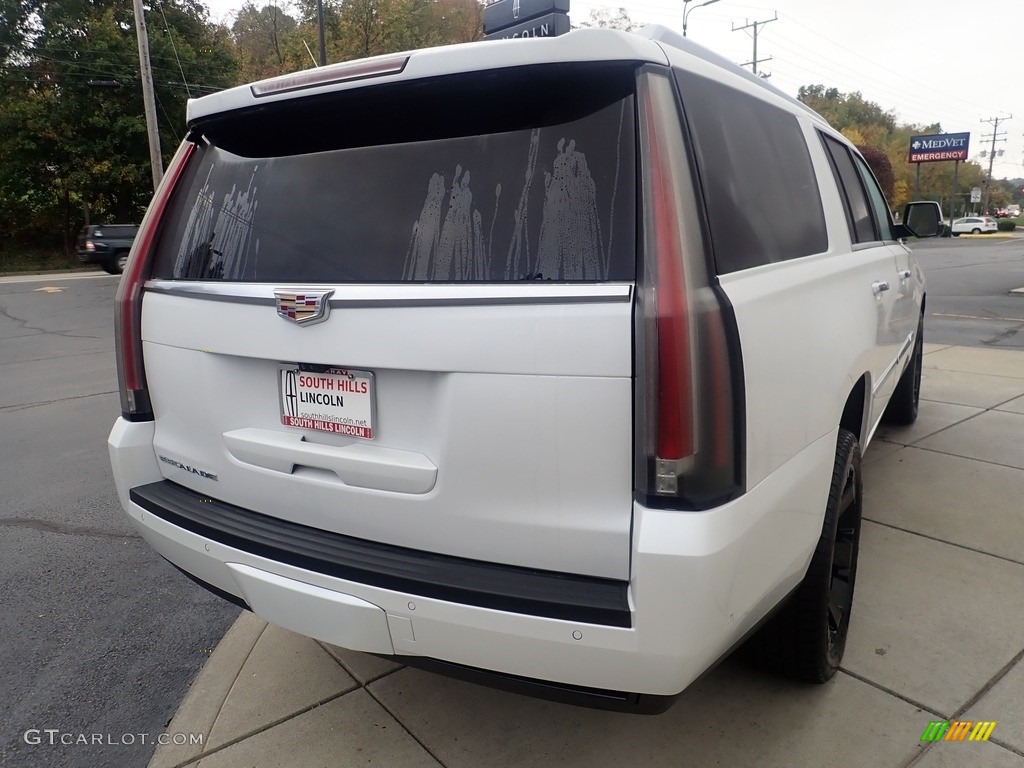 2018 Escalade ESV Platinum 4WD - Crystal White Tricoat / Maple Sugar/Jet Black photo #5