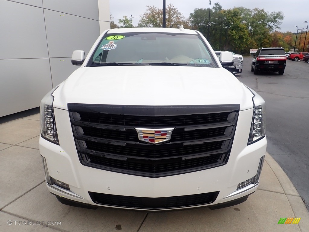 2018 Escalade ESV Platinum 4WD - Crystal White Tricoat / Maple Sugar/Jet Black photo #8