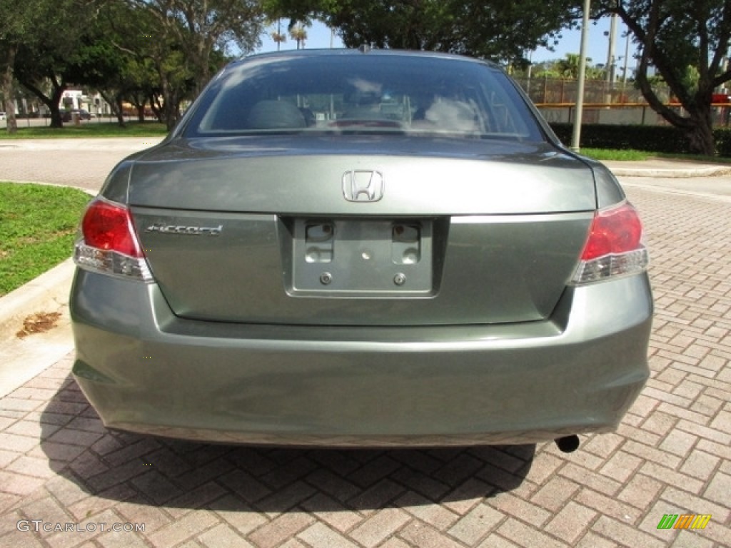 2008 Accord EX-L Sedan - Mystic Green Metallic / Black photo #8