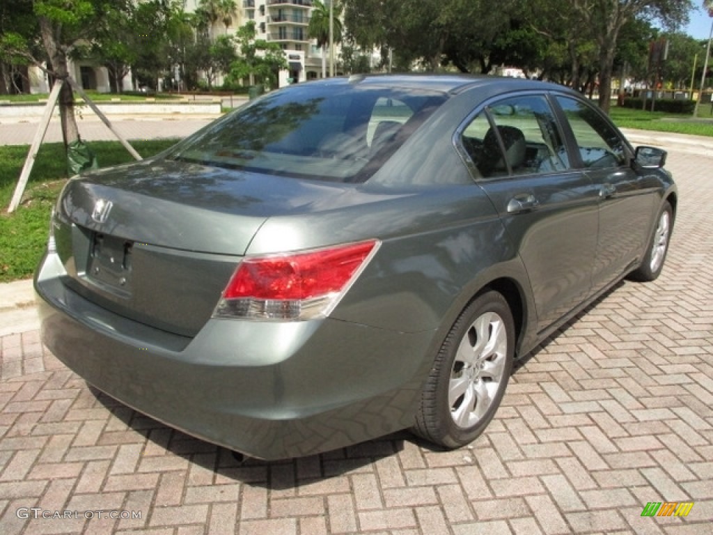 2008 Accord EX-L Sedan - Mystic Green Metallic / Black photo #10