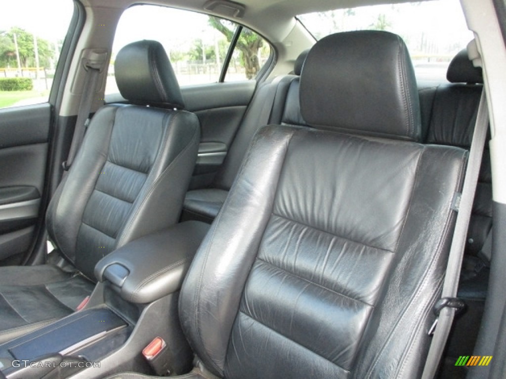 2008 Accord EX-L Sedan - Mystic Green Metallic / Black photo #11