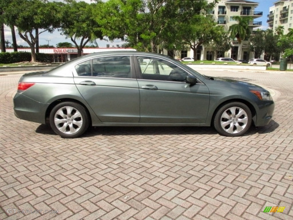 2008 Accord EX-L Sedan - Mystic Green Metallic / Black photo #12