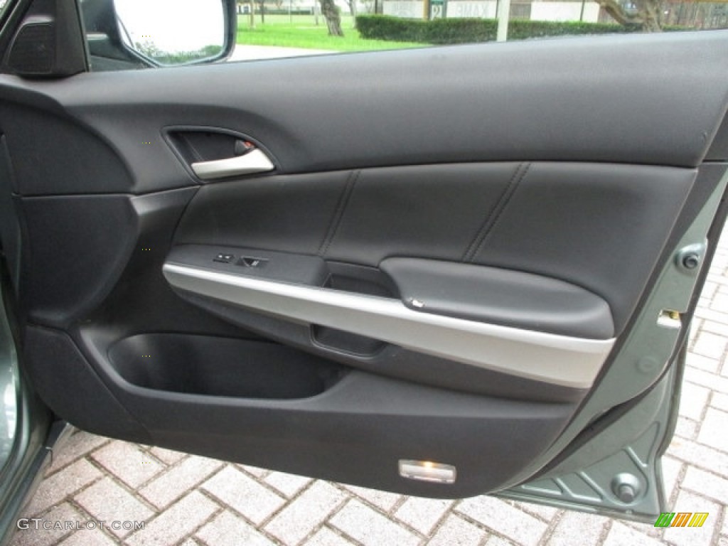 2008 Accord EX-L Sedan - Mystic Green Metallic / Black photo #21