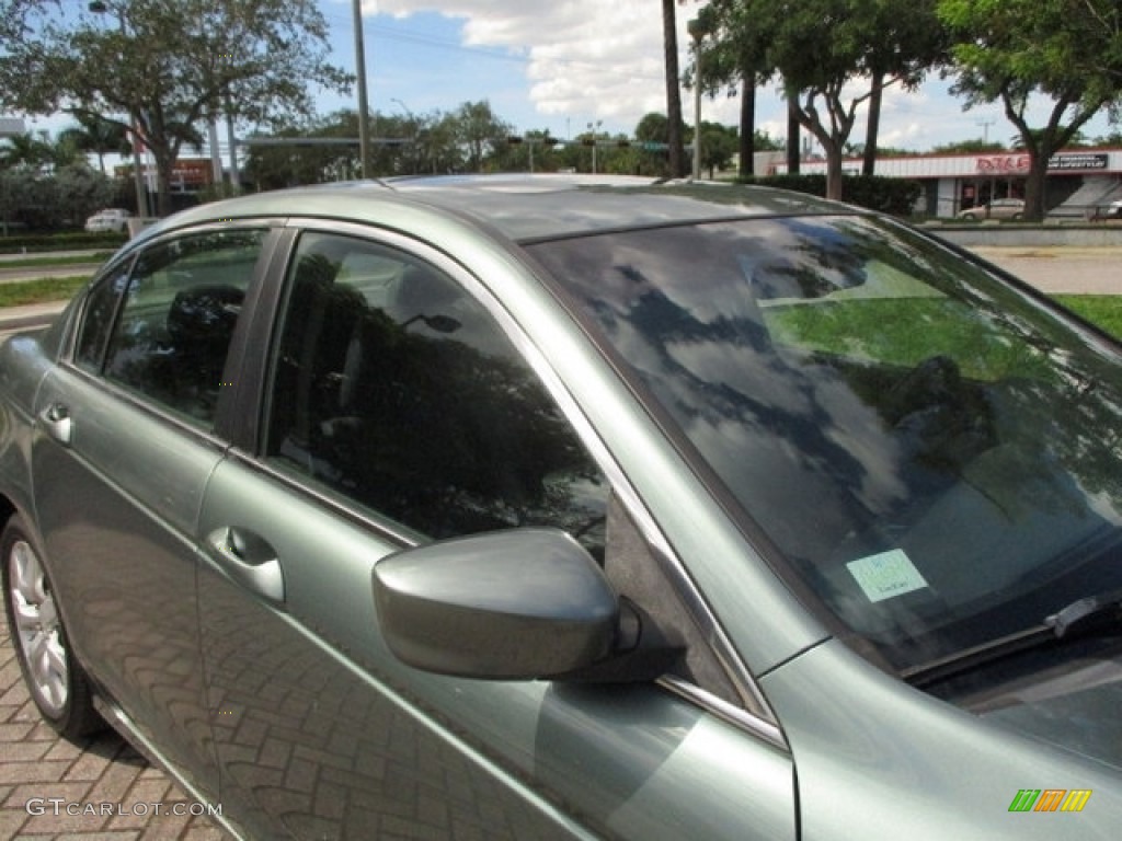2008 Accord EX-L Sedan - Mystic Green Metallic / Black photo #22