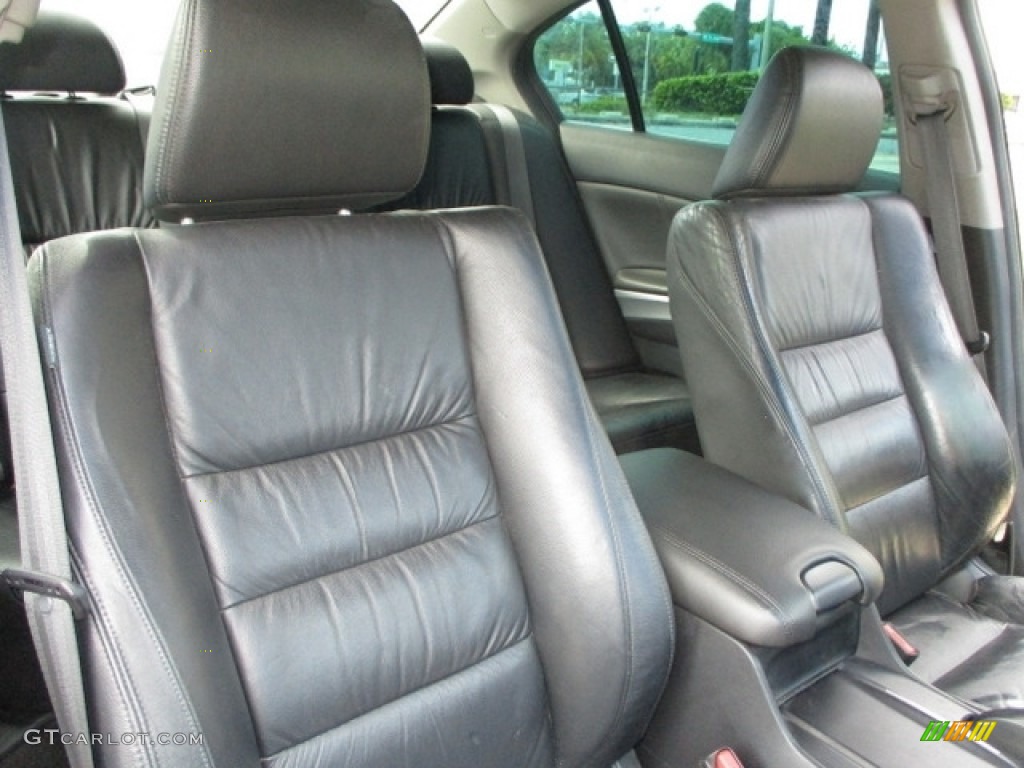 2008 Accord EX-L Sedan - Mystic Green Metallic / Black photo #33