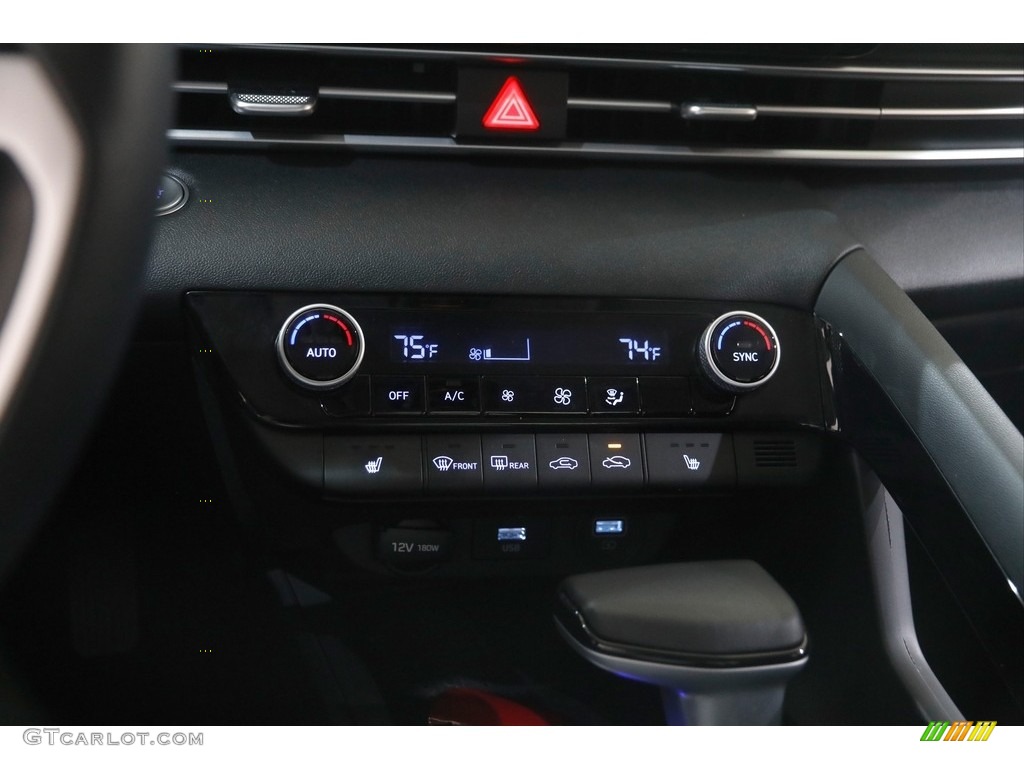 2021 Elantra SEL - Scarlet Red Pearl / Black photo #12