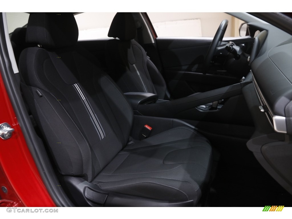 2021 Elantra SEL - Scarlet Red Pearl / Black photo #14