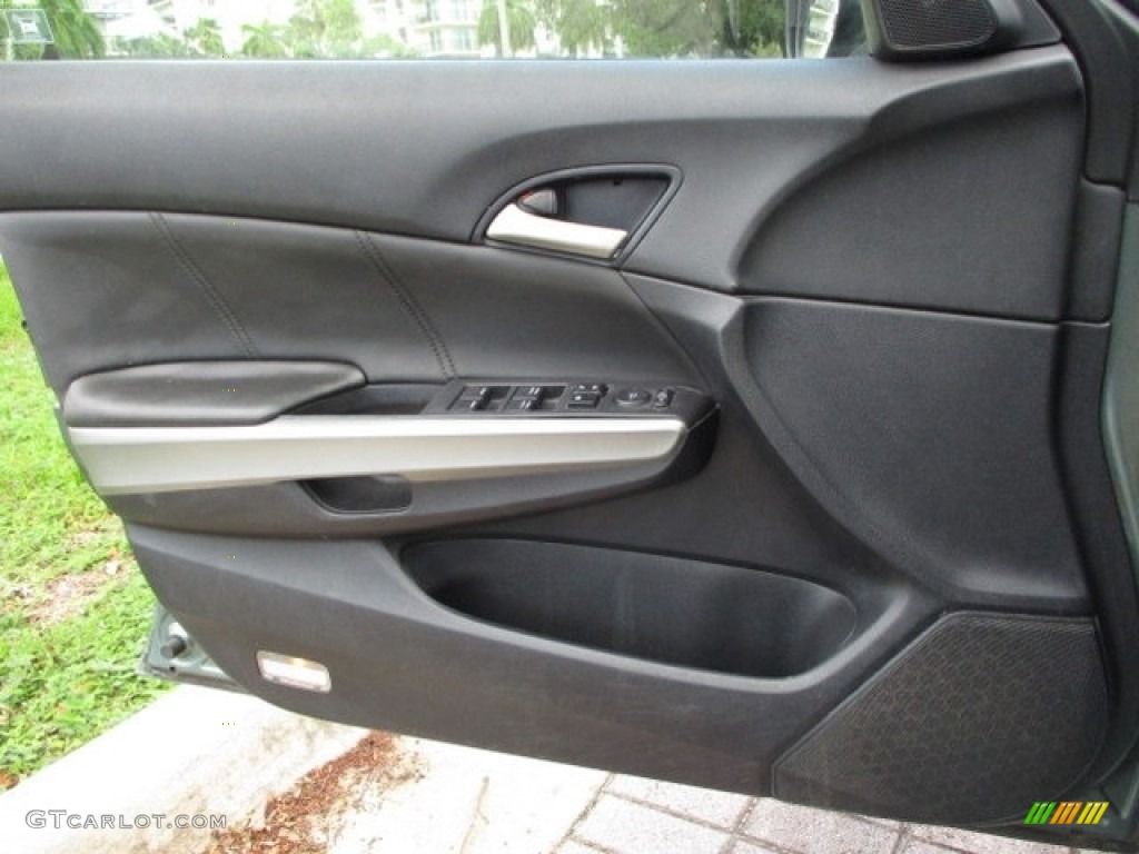 2008 Accord EX-L Sedan - Mystic Green Metallic / Black photo #44