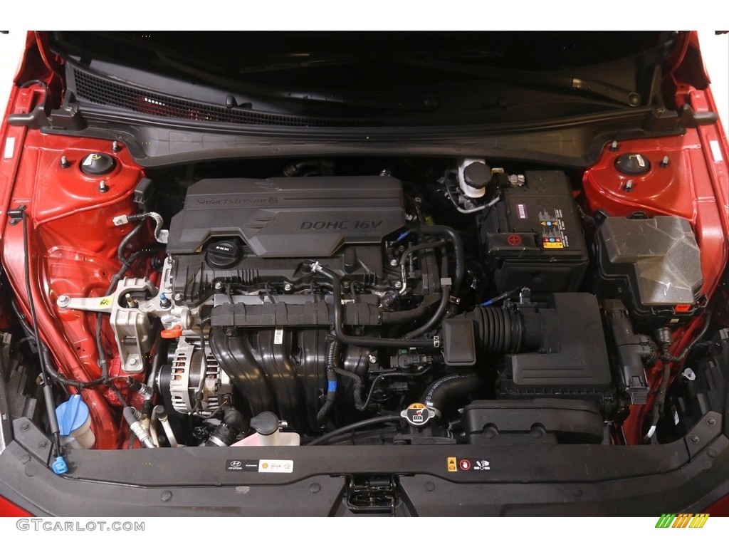 2021 Elantra SEL - Scarlet Red Pearl / Black photo #18