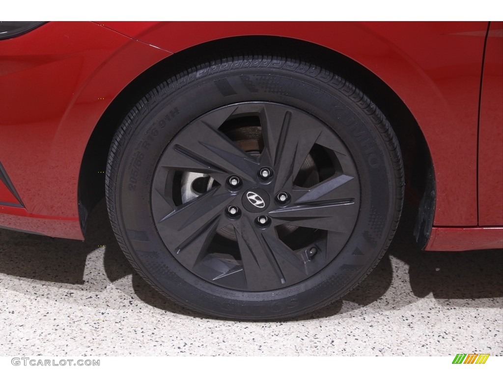 2021 Elantra SEL - Scarlet Red Pearl / Black photo #19