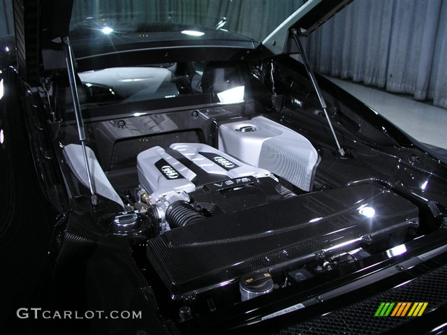 2008 R8 4.2 FSI quattro - Phantom Black Pearl Effect / Black photo #17