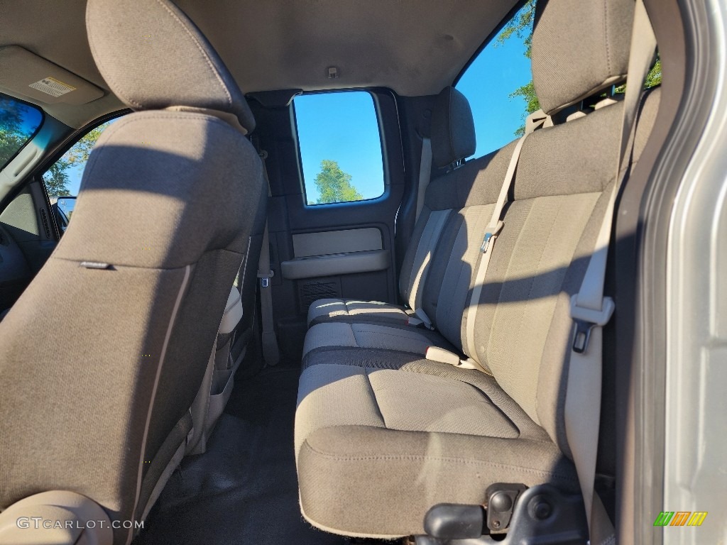 2010 F150 STX SuperCab 4x4 - Ingot Silver Metallic / Medium Stone photo #27