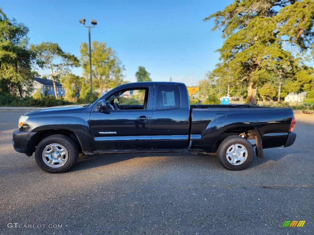 2007 Tacoma Access Cab - Black Sand Pearl / Graphite Gray photo #4