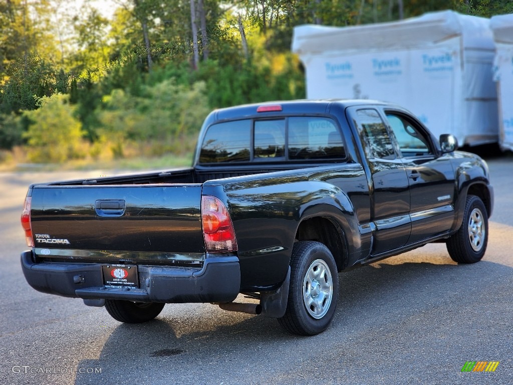 2007 Tacoma Access Cab - Black Sand Pearl / Graphite Gray photo #7