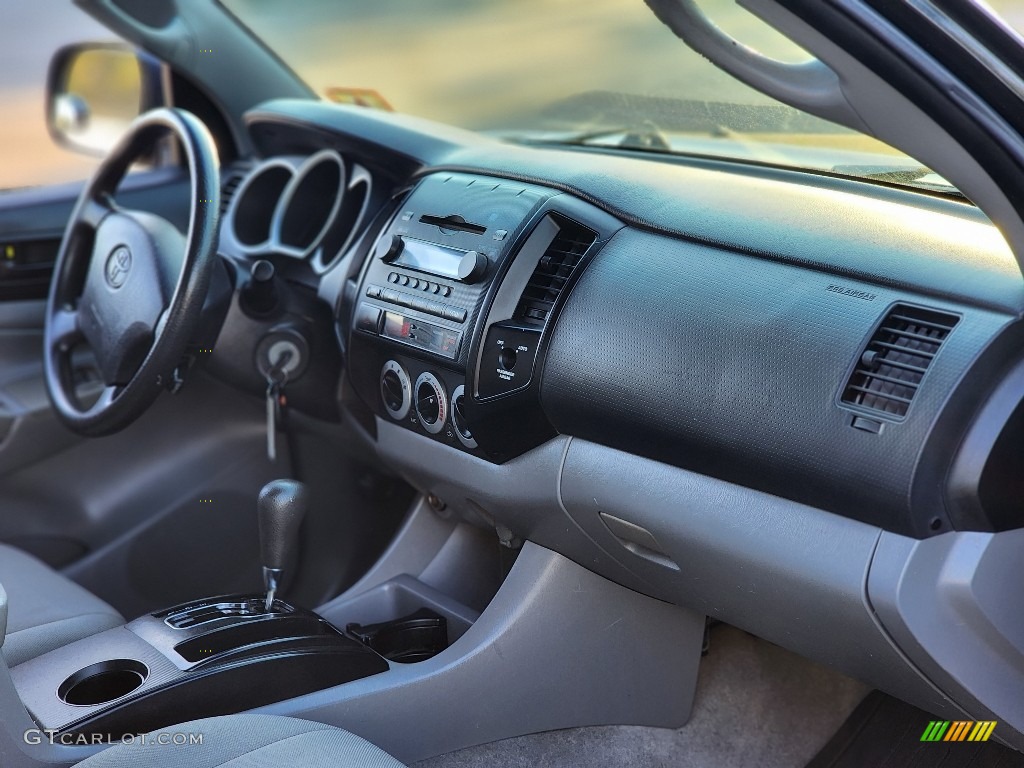 2007 Tacoma Access Cab - Black Sand Pearl / Graphite Gray photo #11